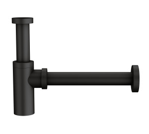 Sifón botella para lavabo y bidé 1 1/4" negro Oslo Black