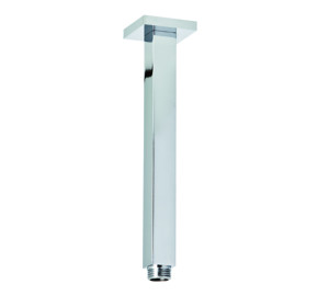 Brazo a techo cuadrado 15 cm Cromado