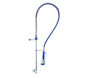 Columna prelavado alta con grifo vertical  1/2" Cocina Industrial