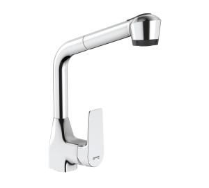 Grifo de cocina monomando ducha extraíble KORAL Cromado