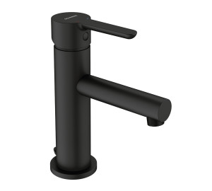 Monomando de lavabo Negro Oslo Black