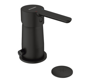 Monomando de bidé con transmisión Negro Oslo Black