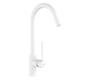 Grifo de cocina monomando cartucho 25 apertura en frio Blanca TAU Blanco