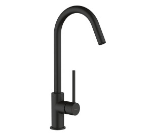 Grifo de cocina monomando cartucho 25 apertura en frio Black TAU Negro