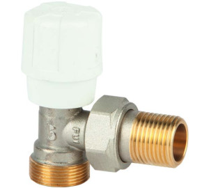 Válvula manual escuadra para tubo de cobre, PEX y multicapa