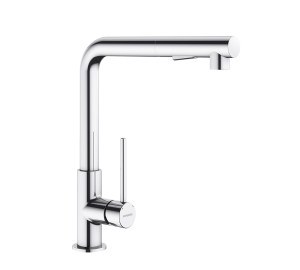 Grifo de cocina monomando con caño extraible Cromado